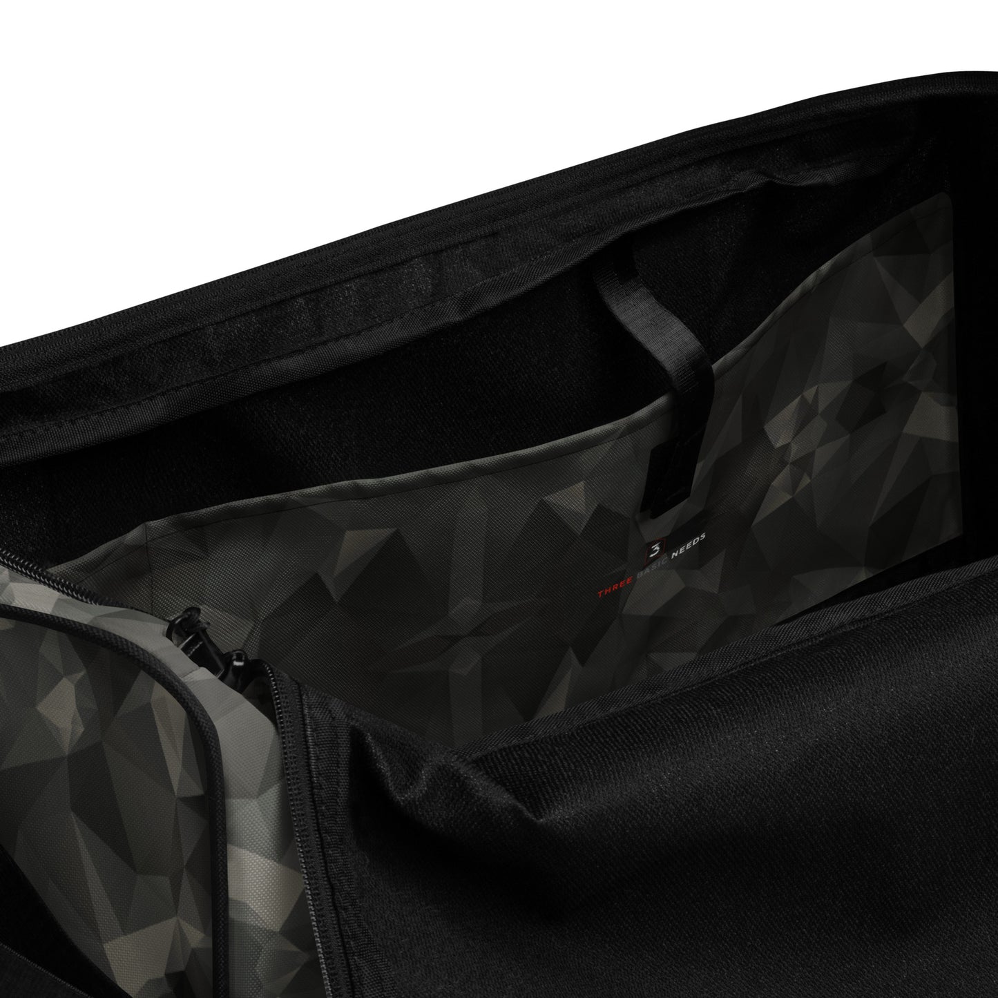 Essential Duffle Bag | Grey Fractal