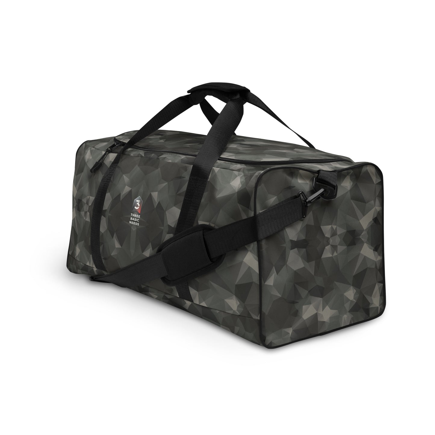 Essential Duffle Bag | Grey Fractal