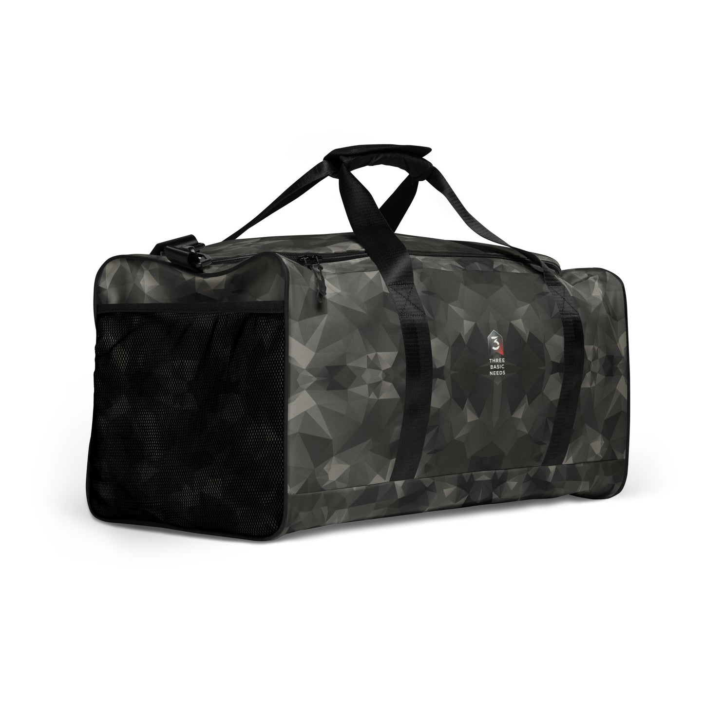 Essential Duffle Bag | Grey Fractal