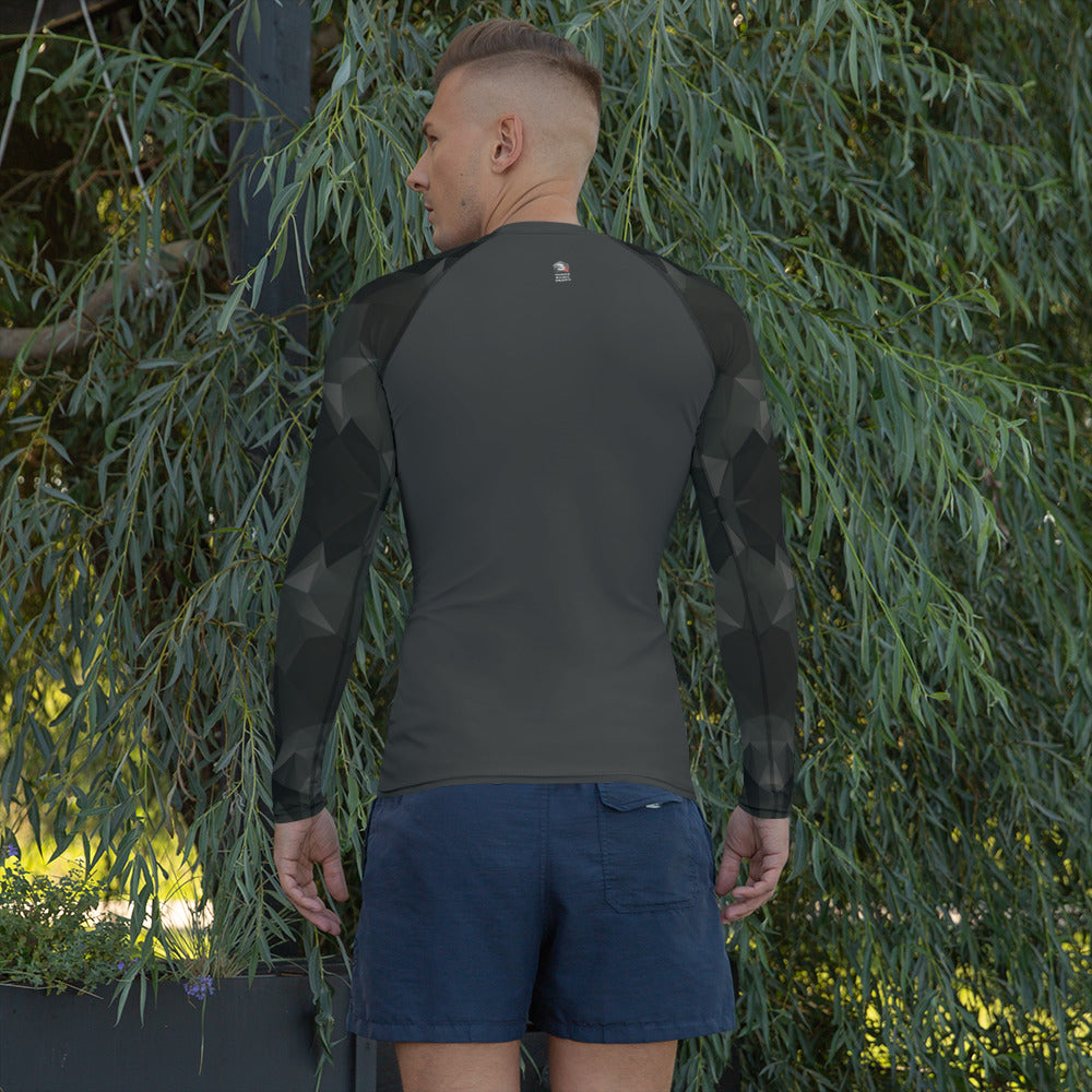 Men's Rash Guard Top | Fractal Camo