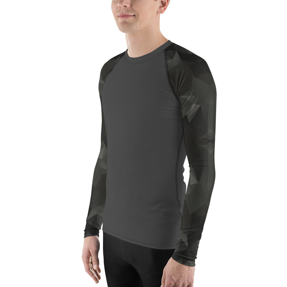 Men's Rash Guard Top | Fractal Camo