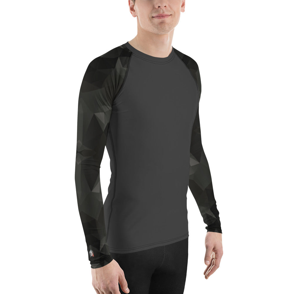 Men's Rash Guard Top | Fractal Camo