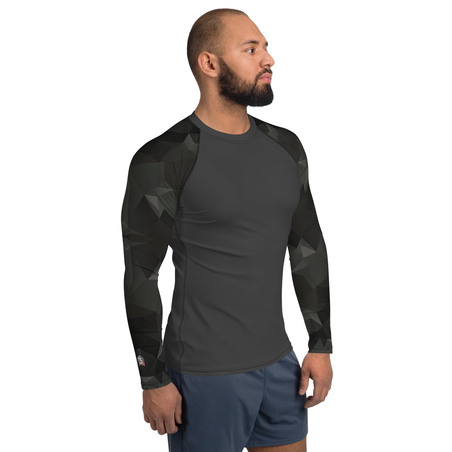 Men's Rash Guard Top | Fractal Camo