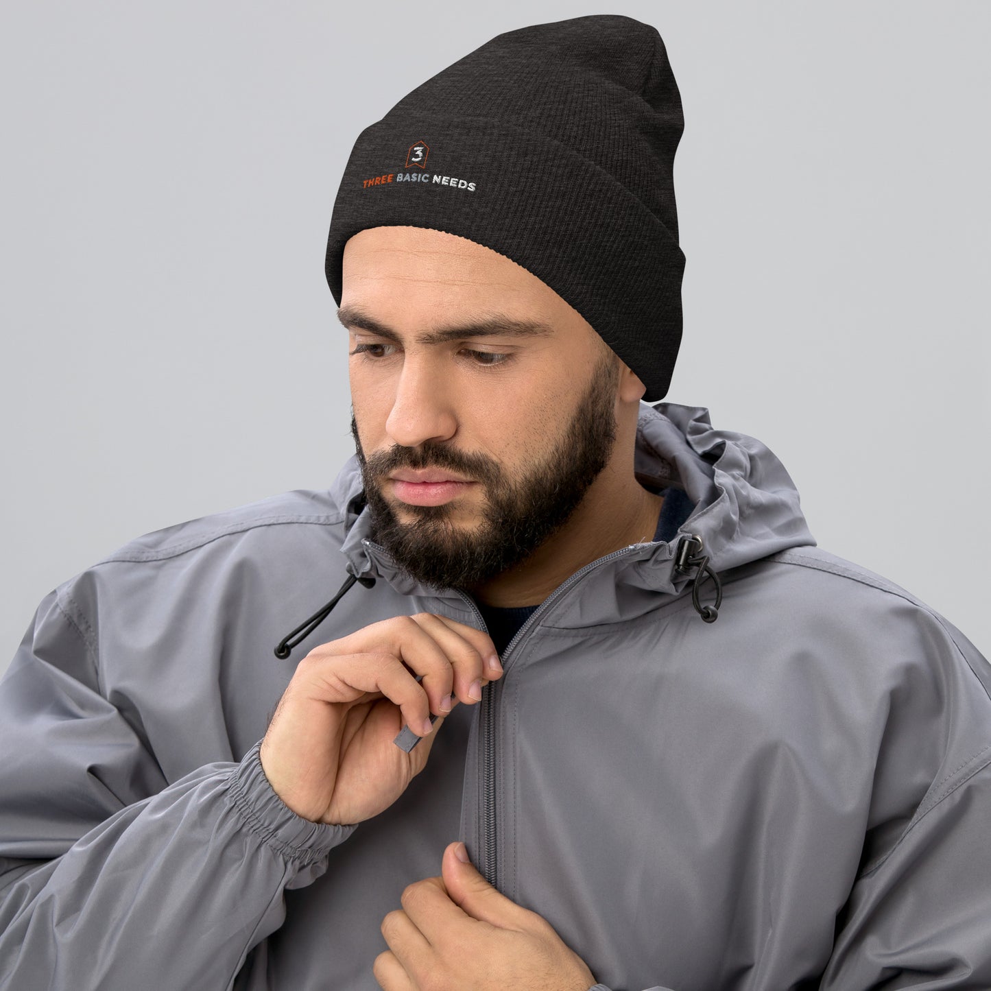 3BN Branded Cuffed Beanie