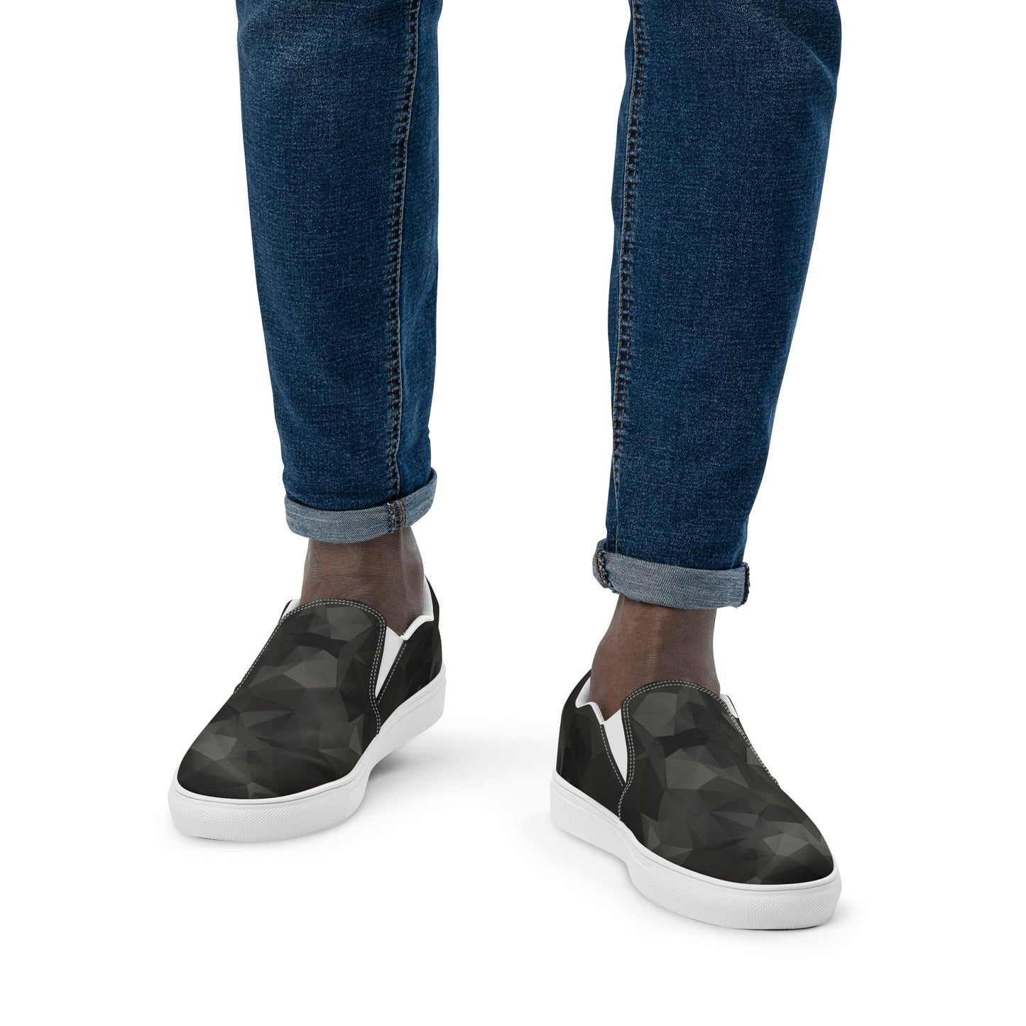 Men’s slip-on Canvas Shoes | Fractal Camo