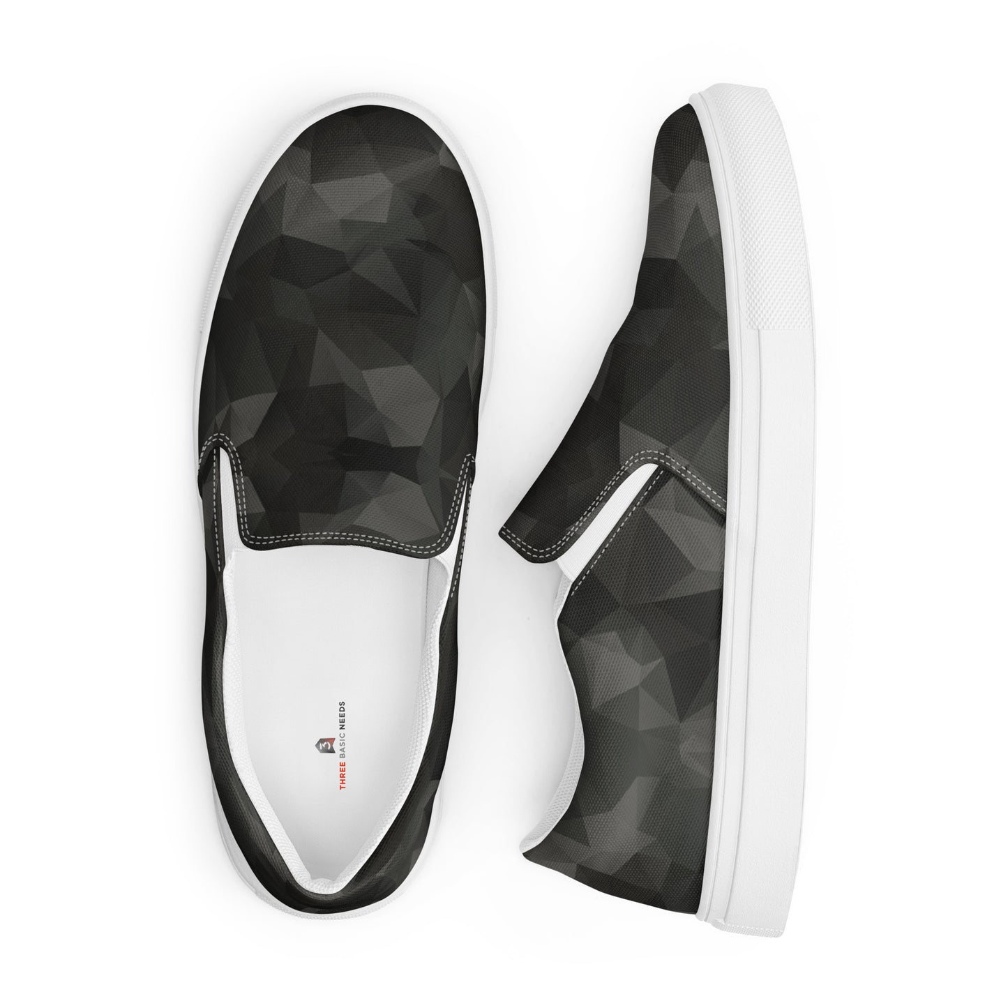 Men’s slip-on Canvas Shoes | Fractal Camo