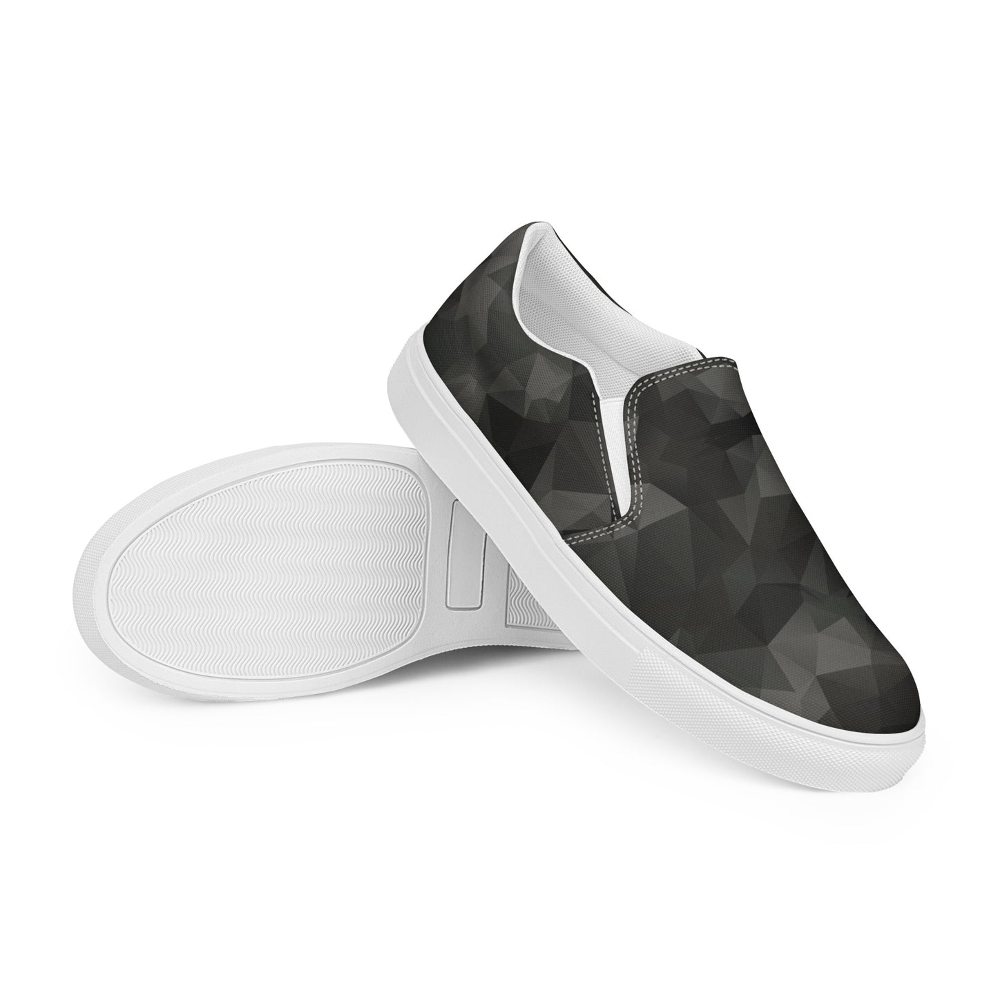 Men’s slip-on Canvas Shoes | Fractal Camo