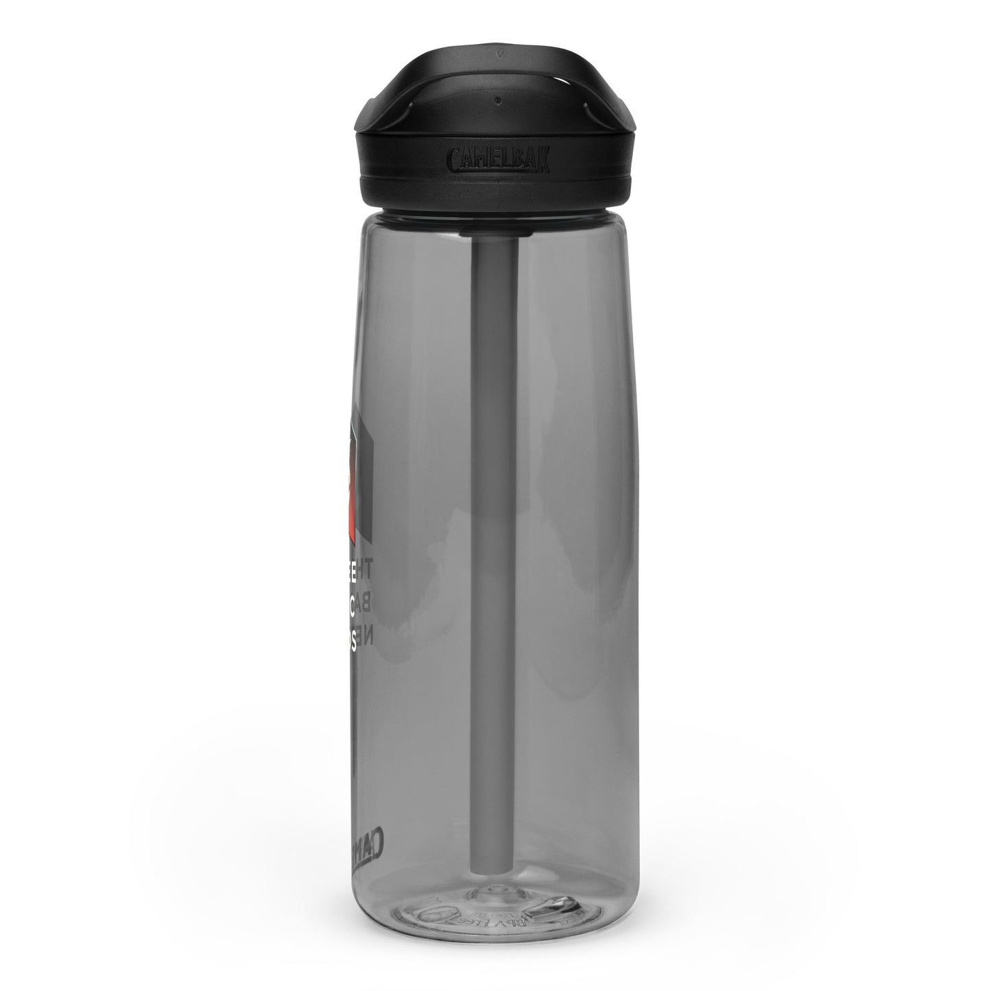 3BN Clear Grey Tint Water Bottle