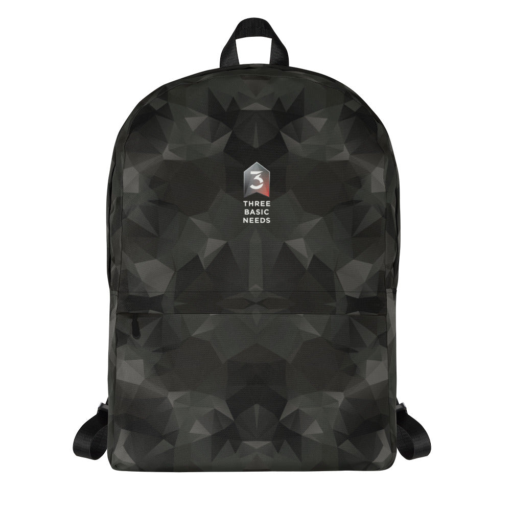 Essential Backpack | Grey Fractal Camo