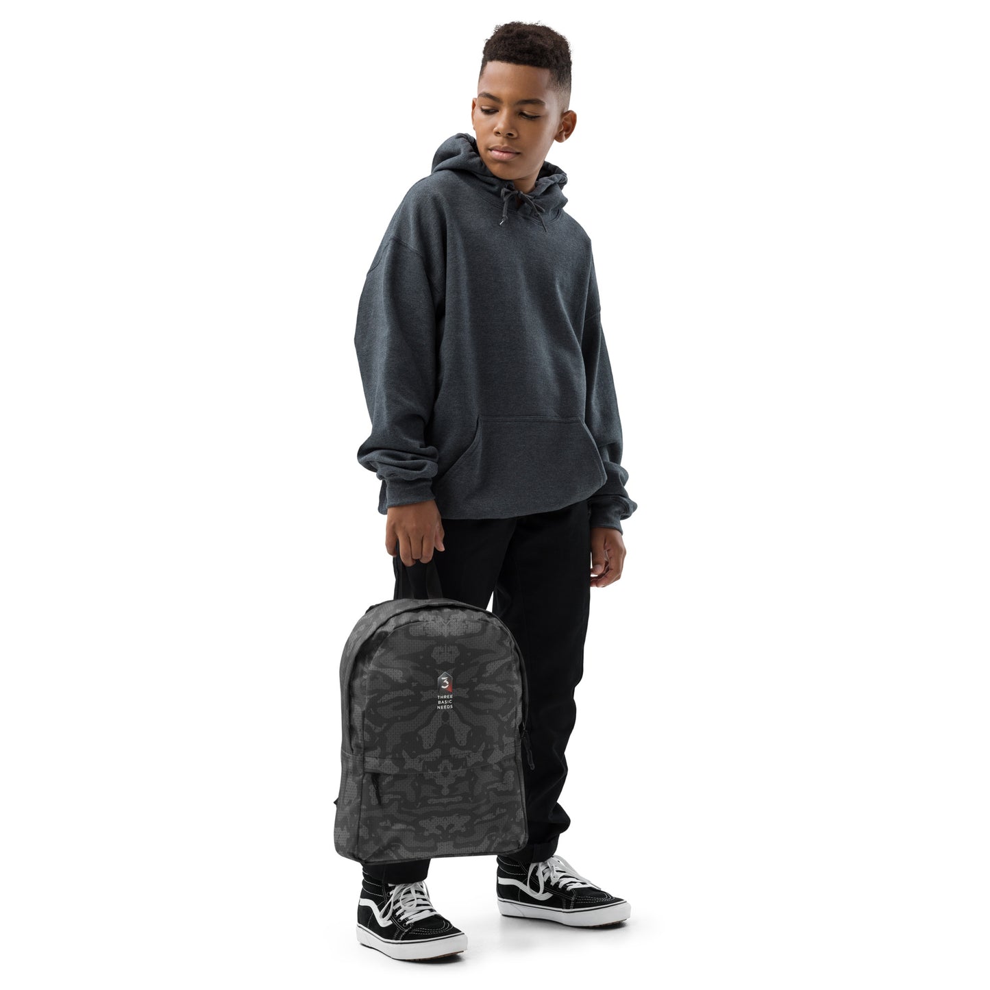 Essential Backpack | Grey Tiger Camo