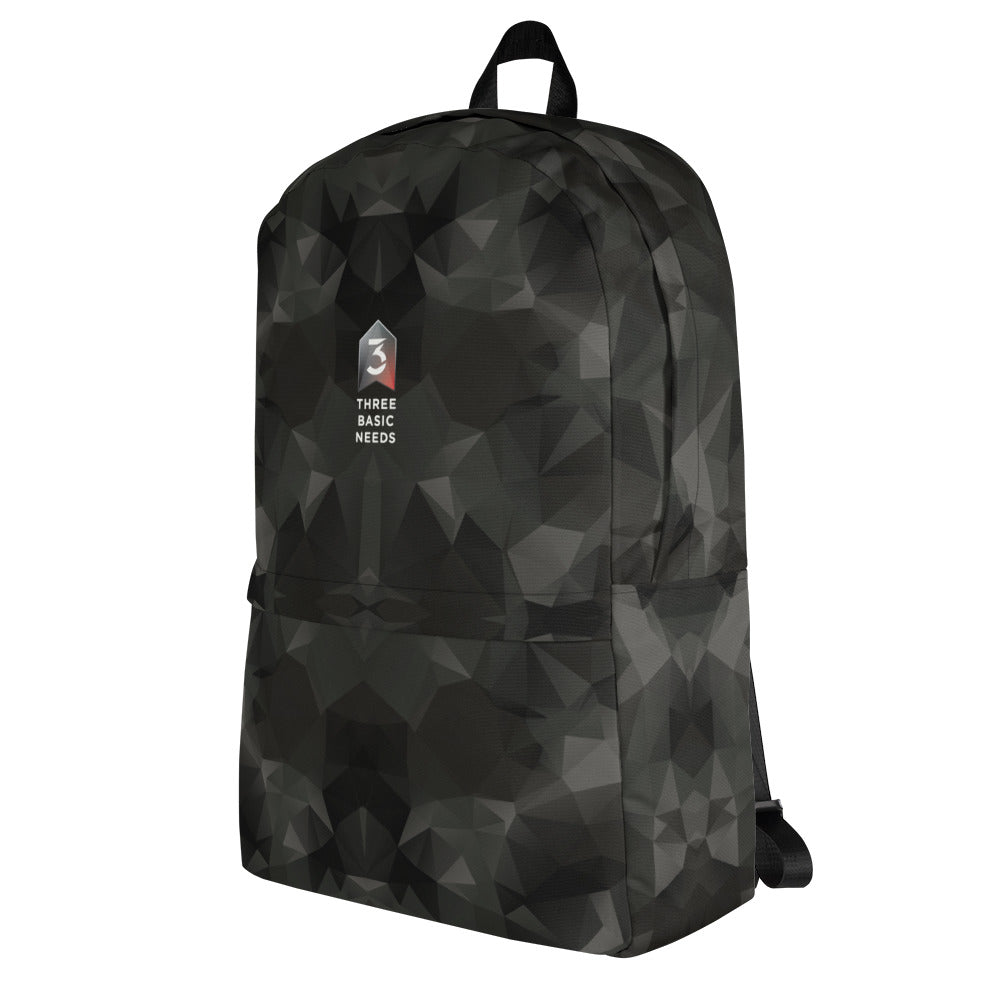 Essential Backpack | Grey Fractal Camo