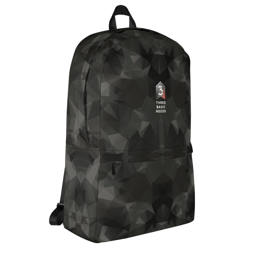 Essential Backpack | Grey Fractal Camo