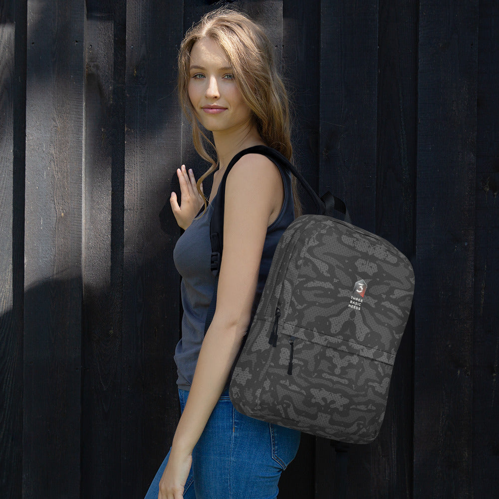 Essential Backpack | Grey Tiger Camo