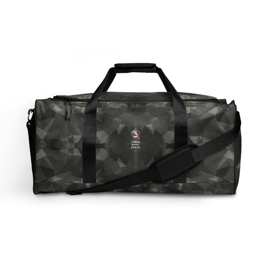 Essential Duffle Bag | Grey Fractal