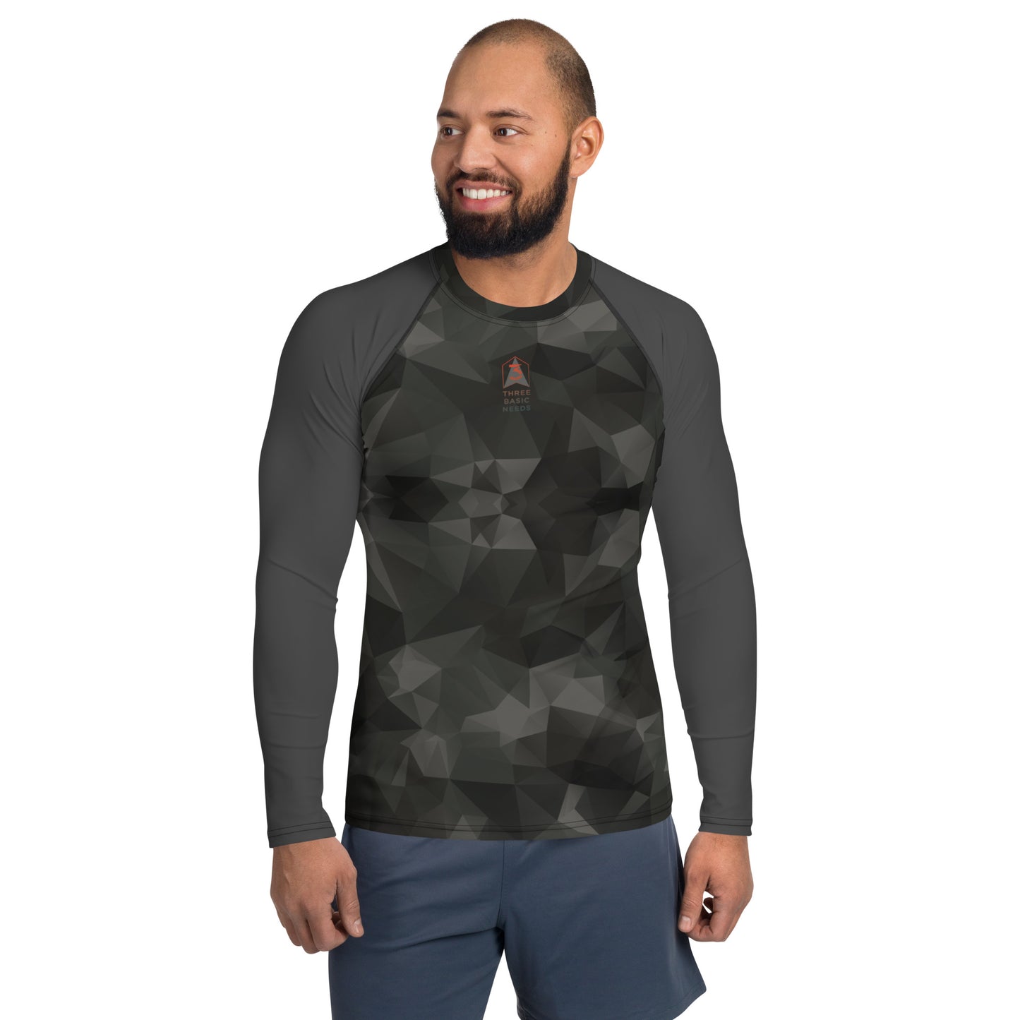 Men's Rash Guard | Fractal Camo