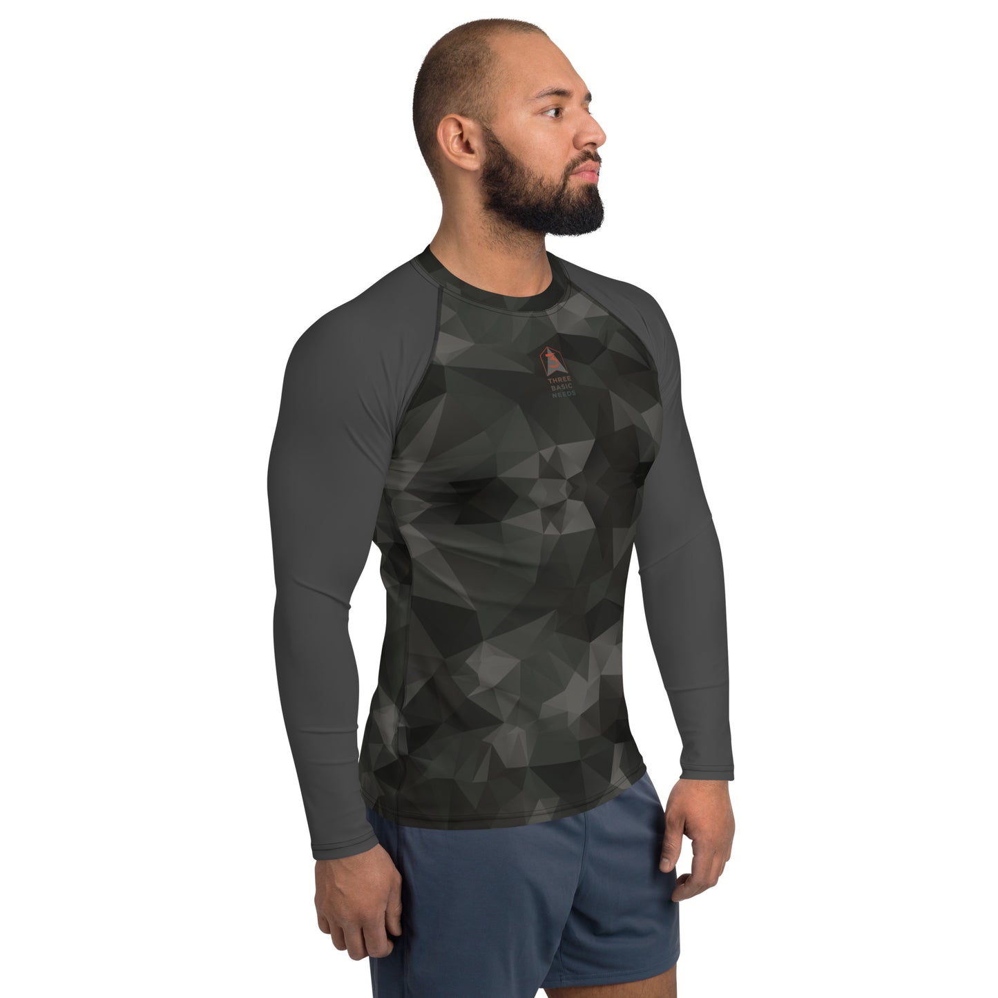 Men's Rash Guard | Fractal Camo