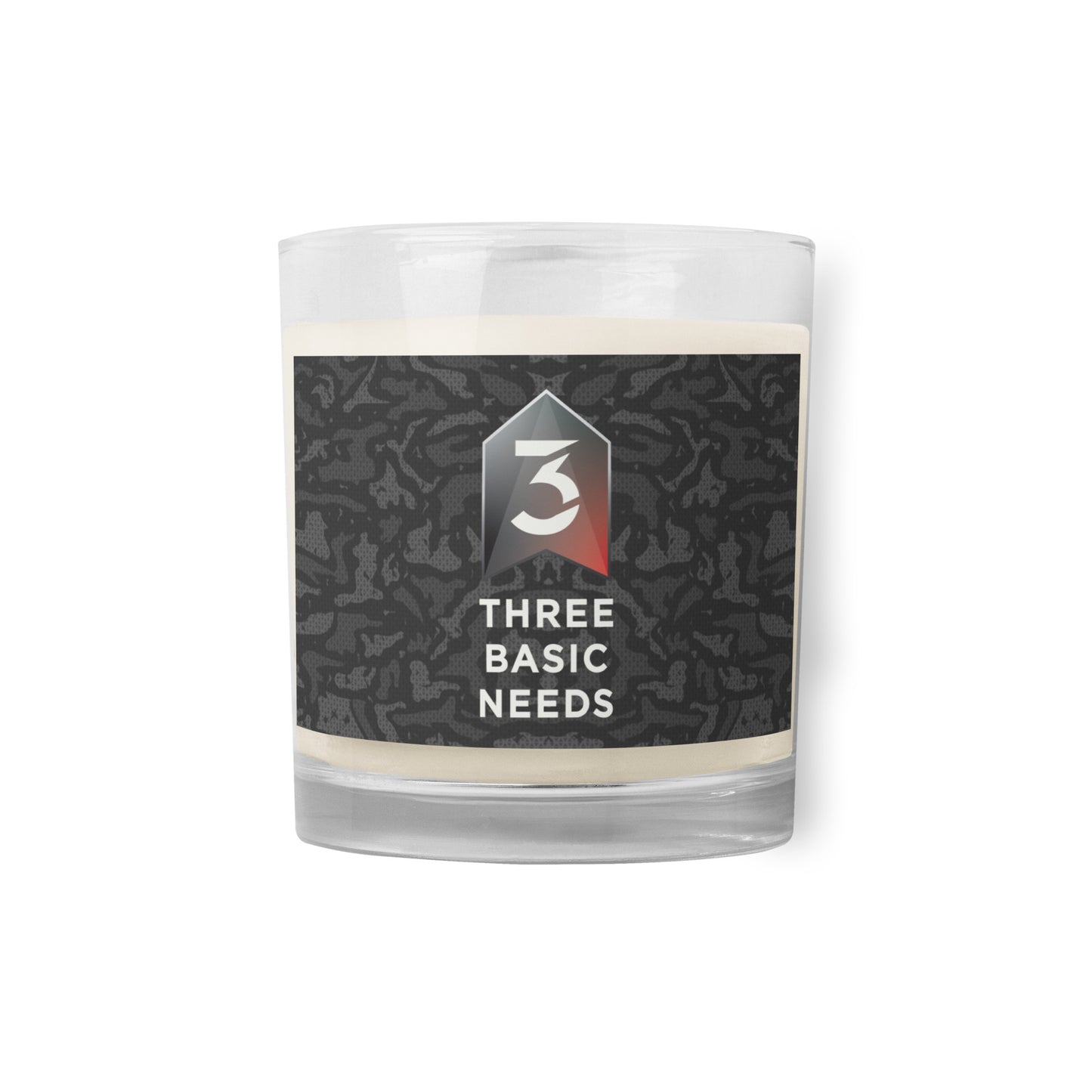 Glass Jar Soy Wax Candle | Tiger Camo