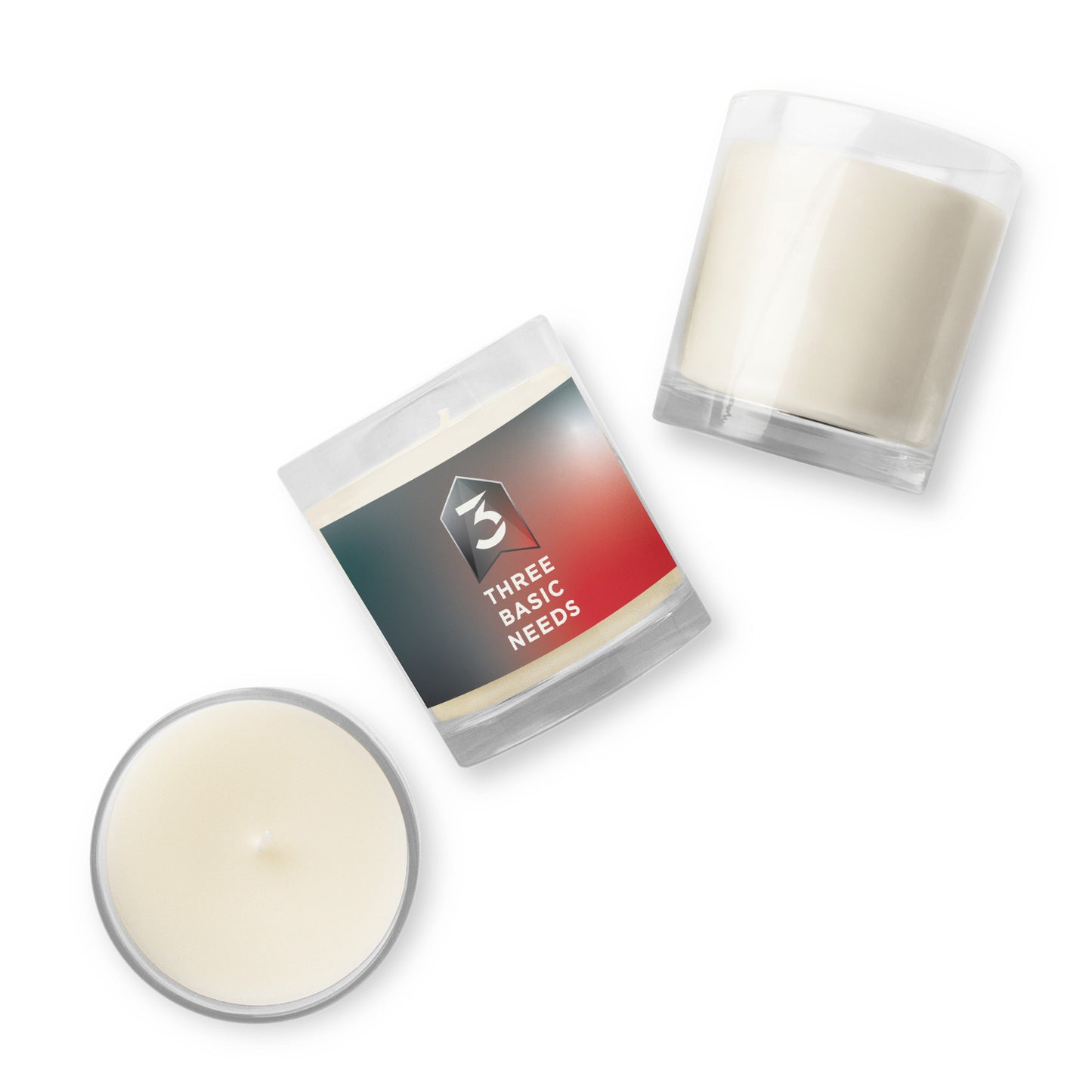 3BN Glass Jar Soy Wax Candle | Gradations