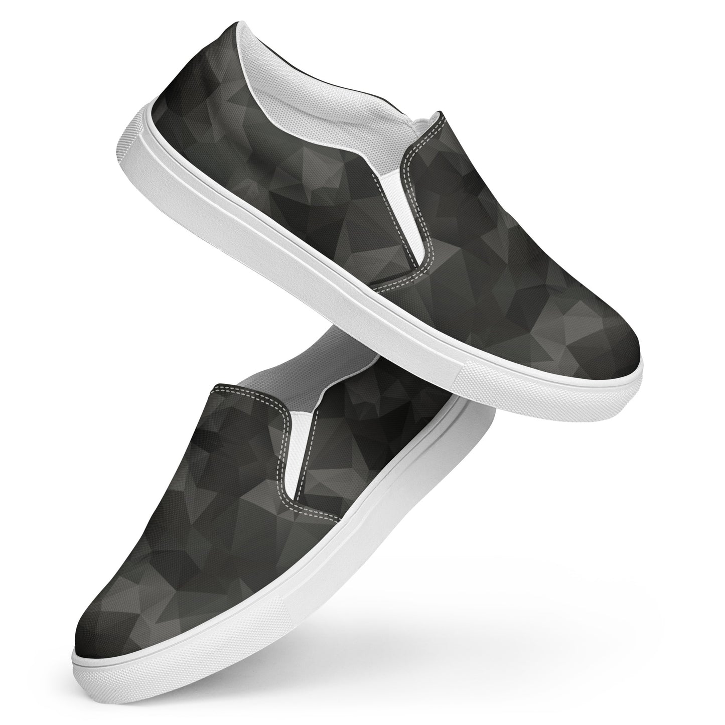 Men’s slip-on Canvas Shoes | Fractal Camo