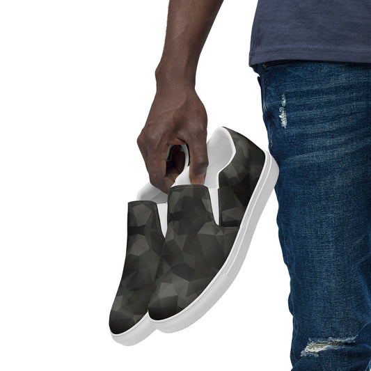 Men’s slip-on Canvas Shoes | Fractal Camo