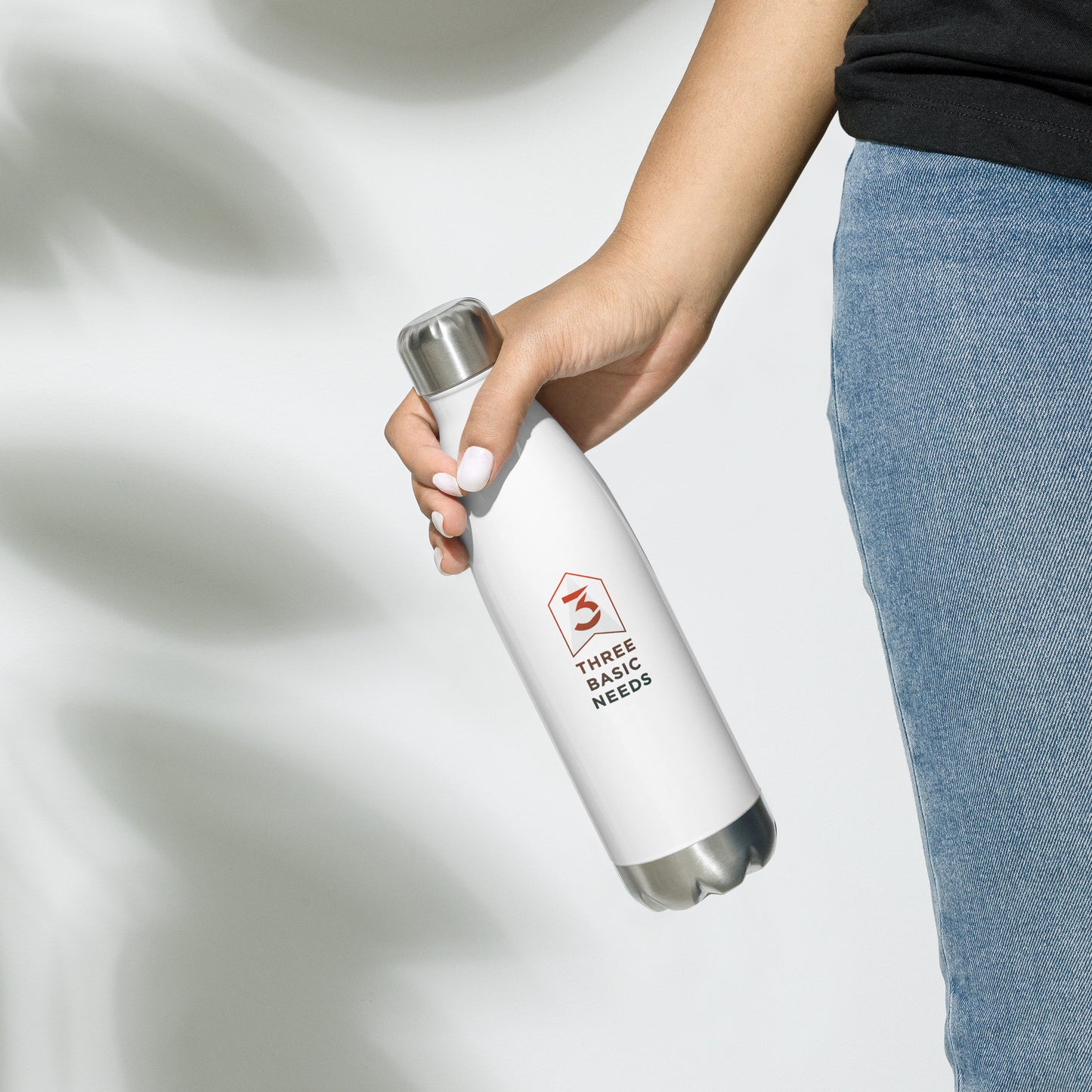 Stainless Steel Water Bottle | White