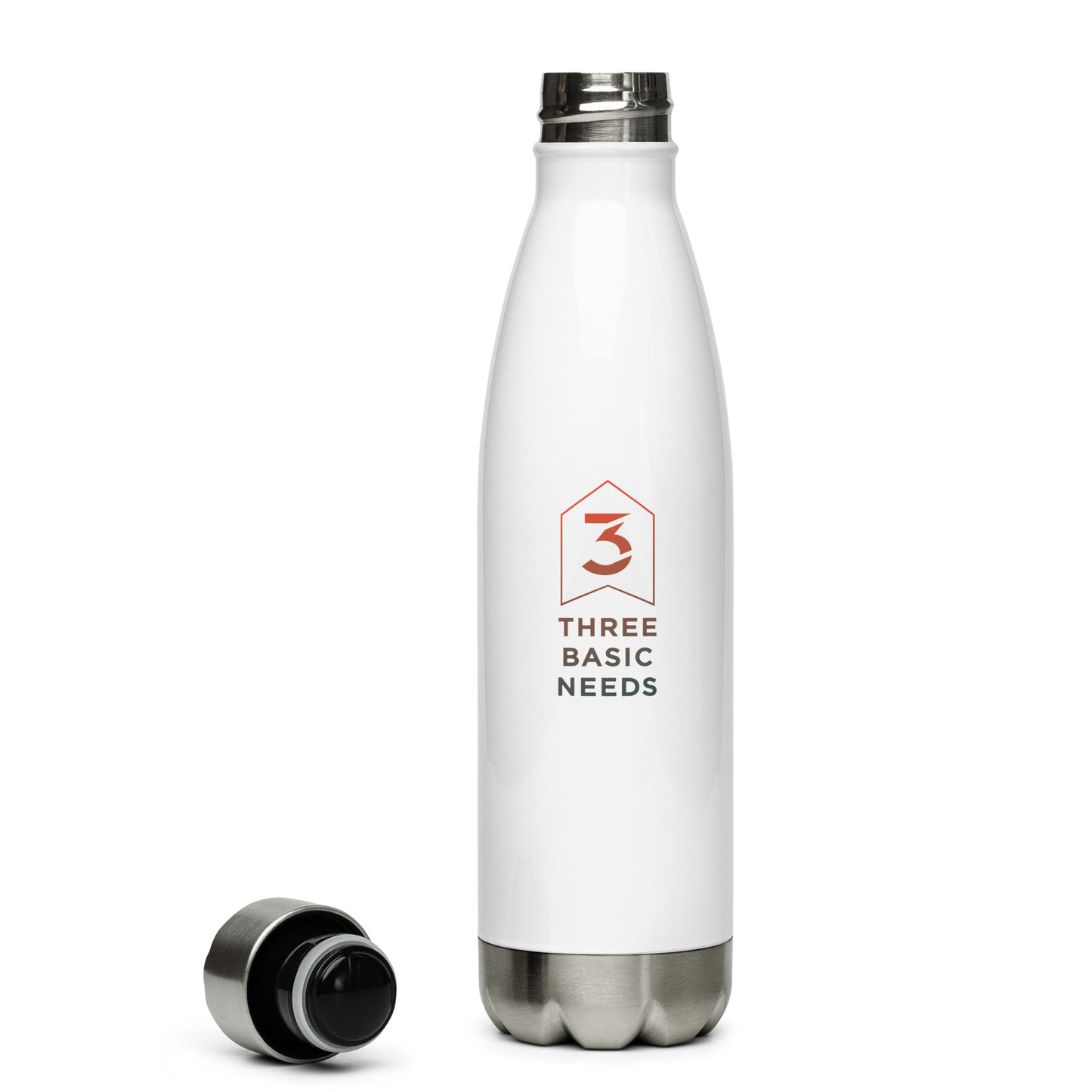 Stainless Steel Water Bottle | White